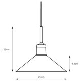 Markslöjd 108868 - Luster VELA na sajli 1xE27/40W/230V mesing/zelena | Eponuda.com