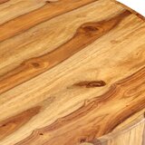  Okrugli stolić za kavu 65 x 30 cm od masivnog drva akacije | shoptok.hr
