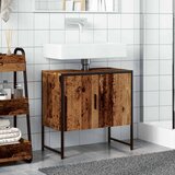  Kupaonski ormarić za umivaonik staro drvo 60x33x60 cm | shoptok.hr
