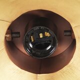  Industrijska viseća svjetiljka 25 W mjedena okrugla 19 cm E27 | shoptok.hr