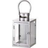 Esschert Design Laterna Esschert (13.8 x 13.8 x 23 cm, siva) cene
