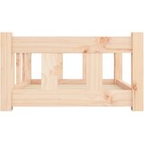  Krevet za pse 65,5 x 50,5 x 28 cm od masivne borovine | shoptok.hr