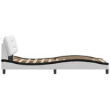  Okvir kreveta s LED-om bez madraca Hvar bijelo-crni 90x190 cm | shoptok.hr