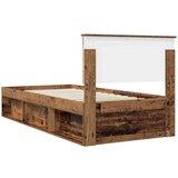 Okvir za krevet Staro drvo 90 x 200 cm Čvrsto borovo drvo | shoptok.hr