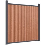 PANEL za ogradu smeđi 1391 x 186 cm WPC | Eponuda.com