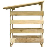 Pergole s krovom 4 kom 100 x 90 x 100 cm impregnirana borovina | shoptok.hr