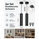 ACMHNC 2x 30cm viseča svetilka GU10 | Shoptok.si