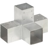 vidaXL spojnik za stupove u x-obliku od pocinčanog metala 91 x 91 mm | shoptok.hr