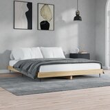 vidaXL Posteljni okvir sonoma hrast 140x200 cm inženirski les Cene