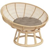  Okrugli jastuk smeđesivi Ø 60 x 11 cm od tkanine Oxford | Eponuda.com