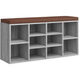 Maison Chic Klop za čevlje - Sedež za čevlje siva sonoma 103x30x48 cm inženirski les, (21777589) Cene