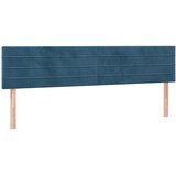  s oprugama i madracem tamnoplavi 120 x 190 cm baršun | shoptok.hr