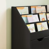  Polica za knjige za djecu s ladicama Crna 60 x 29,5 x 69 cm | shoptok.hr