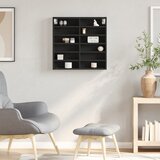  Vitrina crna 60x8,5x58 cm konstruirano drvo | shoptok.hr