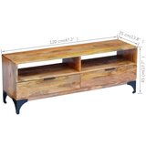 TV Komoda od Masivnog Mango Drveta 120x35x45 cm | shoptok.hr