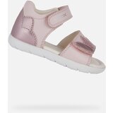 Geox Light Pink Girls' Sandals Alul - Girls Cene