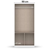 Rauch Möbel omara s klasičnimi vrati, siva, bela | Shoptok.si
