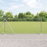  Postovi Ograde Set od 52 Pocinčana čelika 3.2 x 3.2 x 110 cm | shoptok.hr