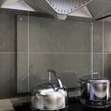 vidaXL Kuhinjska zaštita od prskanja prozirna 70x60 cm kaljeno staklo Cijene