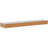  Vrtna visoka greda 485 x 100 x 36 cm Cinkana jeklena, (5000287713) | Shoptok.si