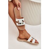 ARTIKER Womens Flat Sandals With Decorative Detail White | Shoptok.si