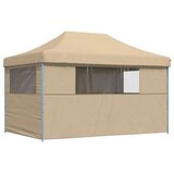 Šator za svadbe - šator za zabave Bež 292 x 440 x 315 cm Oxford tkanina - Bež s 4 bočna zida Da | shoptok.hr