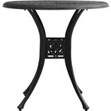  Vrtni stol crni 78 x 78 x 72 cm od lijevanog aluminija | shoptok.hr