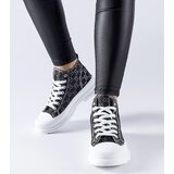 Gemre Black sneakers adorned with Terenzio monogram | shoptok.hr