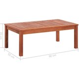  Vrtna sedežna garnitura 4-delna trden akacijev les, (20795608) | Shoptok.si