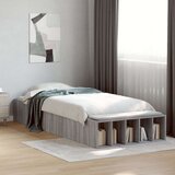 vidaXL Posteljni okvir siva sonoma 90x200 cm inženirski les | Shoptok.si