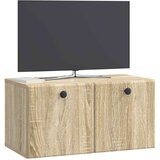 TV Omarica za TV, ki jo lahko montiraš na steno Sonoma hrast, (5000220646) | Shoptok.si
