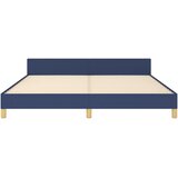  Okvir za krevet s uzglavljem plavi 180 x 200 cm od tkanine | shoptok.hr