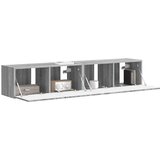 TV zidni ormar Zidne 2 pcs Siva Sonoma 78,5 x 31 x 29,5 cm | shoptok.hr