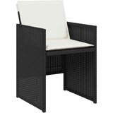  15-dijelni vrtni blagovaonski set s jastucima poliratan crni | shoptok.hr