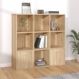 Ormarić za knjige boja hrasta 98x30x98 cm od konstruiranog drva | Eponuda.com