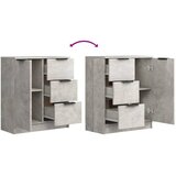  Komoda siva boja betona 60x30x70 cm od konstruiranog drva | shoptok.hr
