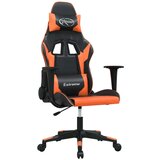 vidaXL Igraća stolica crno-narančasta od umjetne kože | shoptok.hr