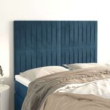  Uzglavlja 4 kom tamnoplavi 72 x 5 x 78/88 cm baršunasti Cijene
