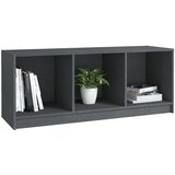 TV ormarić sivi 104 x 33 x 41 cm od masivne borovine | Eponuda.com