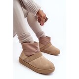 Big Star Women's Insulated Snow Boots with Platform Beige | Shoptok.si