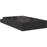  Krevet s ladicama Crni hrast 120 cm Konstruirano drvo | shoptok.hr