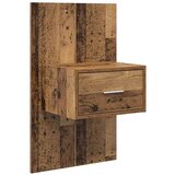 Ormarić za krevet Zidne 2 pcs Staro drvo 48.5 x 32.5 x 80 cm | shoptok.hr