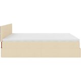 vidaXL otomanski krevet s madracem i LED krem 180x200cm od tkanine | shoptok.hr