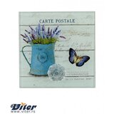 Čiviluk leptir/lavanda staklo ( 489397 )