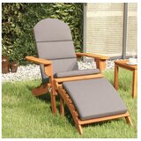  Vrtni stol adirondack z naslonom za noge trakacijev les | Shoptok.si