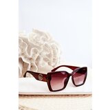 Kesi Women's Classic Sunglasses with Decorative Detailing UV400 Brown | shoptok.hr