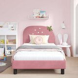  Krevet za djecu s uzglavljem Ružičasta 80 x 200 cm Baršun | shoptok.hr