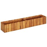  Posuda za sadnju od masivnog bagremovog drva 150x30x25 cm Cijene
