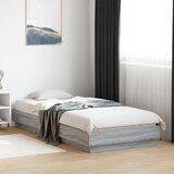 Okvir za krevet s LED svjetlima siva boja hrasta 100 x 200 cm | Eponuda.ba