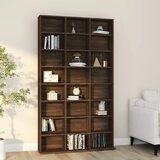 vidaXL Omarica za CD-je rjavi hrast 102x23x177,5 cm konstruiran les Cene